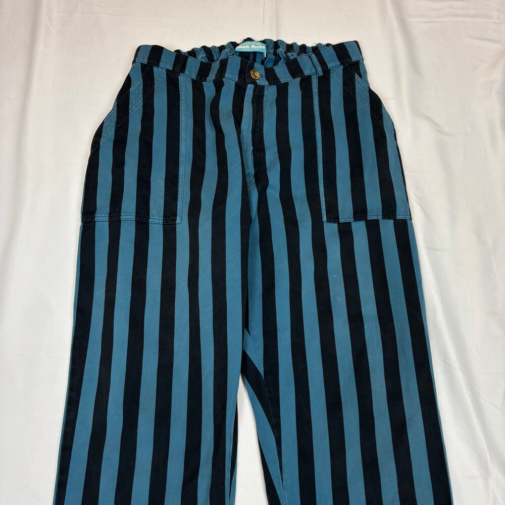 Big Bud Press Striped Work Pants Women's 2XL Boho Indie Twee - Picture 2 of 11